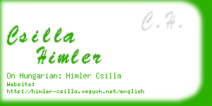 csilla himler business card
